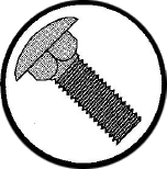 Picture of 1212C , Carriage Bolts-Low Carbon