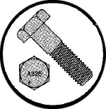 Picture of 8780A325-1 , Made in USA A 325 Heavy Hex Structural Bolts
  
