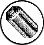 Picture of 371806HFA , 3/8 Hex Standoffs