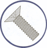 Picture of 0632MP1 , Flat 100º Phillips Machine Screws