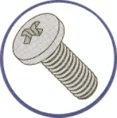 Picture of 04053MPP , Pan Phillips Machine Screws