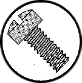 Picture of 1512MSL , Fillister Slotted Machine Screws