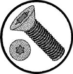 Picture of 1110MTF , 82º Flat 6 Lobe Machine Screws