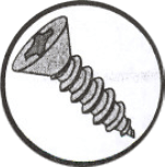 Picture of 0712APF , Flat Phillips A Self Tapping Screws