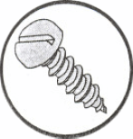 Picture of 0716ASP , Pan Slotted A Self Tapping Screws