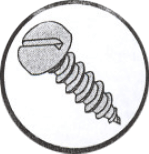 Picture of 1424ABSP , Pan Slotted AB Self Tapping Screws