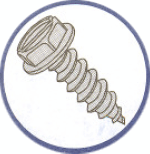 Picture of 1056ASW , Indented Hex Washer Slotted A Self Tapping Screws