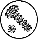 Picture of 0808LPPI , Pan Phillips Trilobular 48-2 Thread Rolling Screws